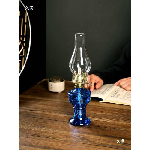 復古玻璃罩煤油燈用洋油燈攝影婚禮背景道具裝飾品酒吧老式擺件