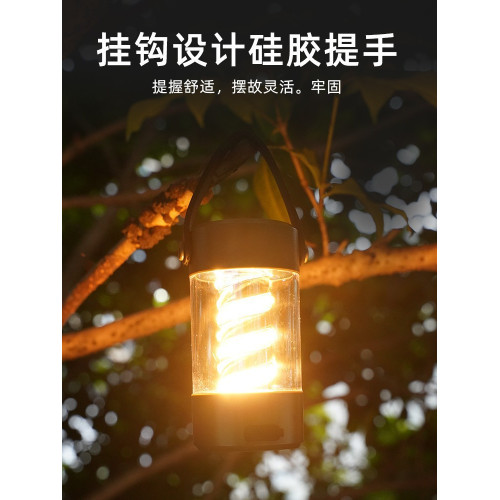 爆款多功能LED照明氛圍燈藍牙音箱夜燈便捷式三角支架露營燈