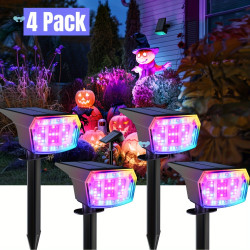 4PCS Outdoor Solar Spot Lights for Lighting Decorative