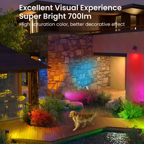 4PCS Outdoor Solar Spot Lights for Lighting Decorative