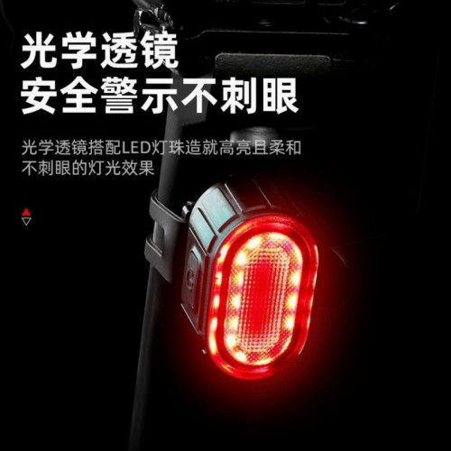 自行車夜騎前燈可充電防水強光手電筒聚焦遠射山地車散光燈騎行裝