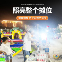 ✠太陽能足球燈可折疊戶外露營照明帳篷氛圍野充電馬燈超長續航應