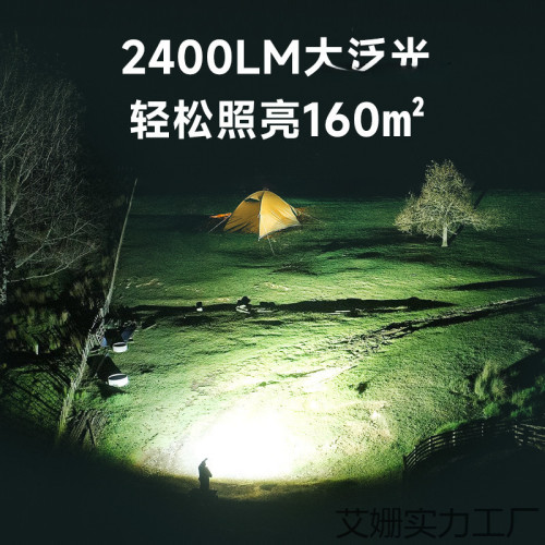 LEM戶外露營燈家用應急燈工地充電照明燈地攤強磁吸