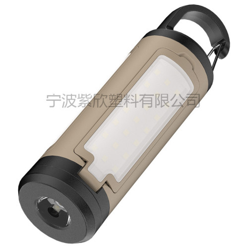 新款戶外LED露營燈TYPE充電三葉便帶攜掛鉤多功能野營帳篷燈