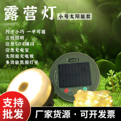 小號太陽能戶外照明露營燈卷尺收納野營燈串帳篷應急氛圍燈燈帶