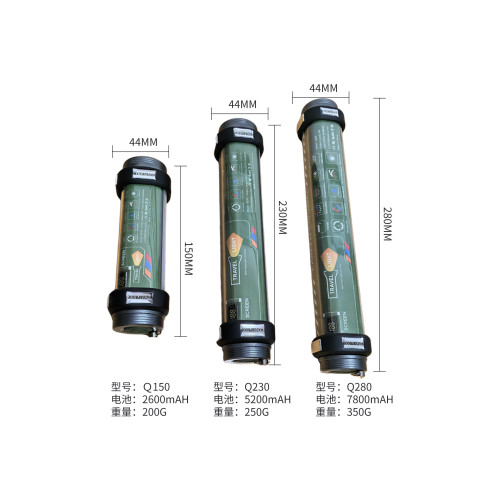 戶外防水LED燈多功能野營燈帳篷驅蚊燈行動電源警示燈應急照明燈