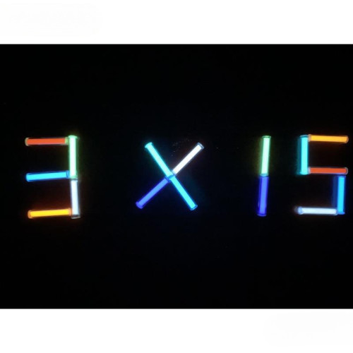 玻璃夜光琯代替氚氣琯類似自發光指尖陀螺戶外刀吊墜