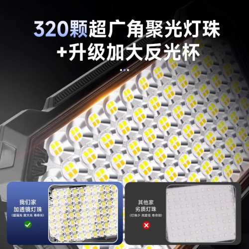 充電式照明燈擺攤夜市燈戶外LED露營燈超長續航地攤燈停電應急燈