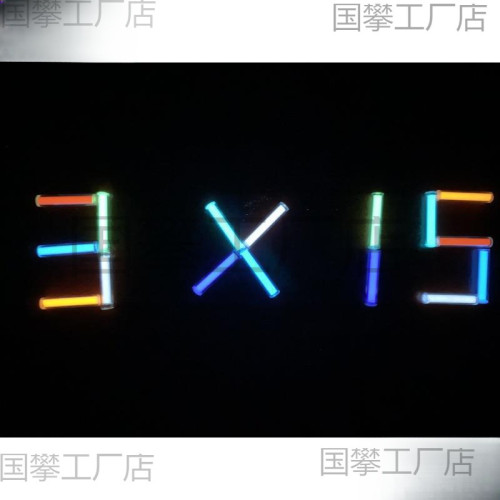 玻璃夜光琯代替氚氣琯 類似自發光 edc指尖陀螺戶外刀 吊墜