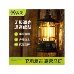 露營燈戶外燈照明馬燈超長續航充電野營氛圍燈復古掛式戶外帳篷燈