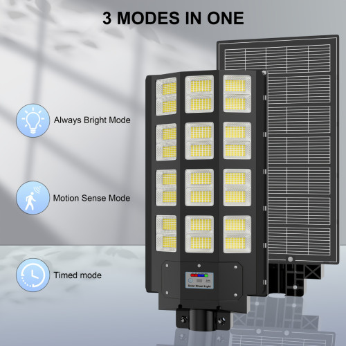 1 Pack Outdoor Solar Street Light, Grade Outdoor Dusk To
