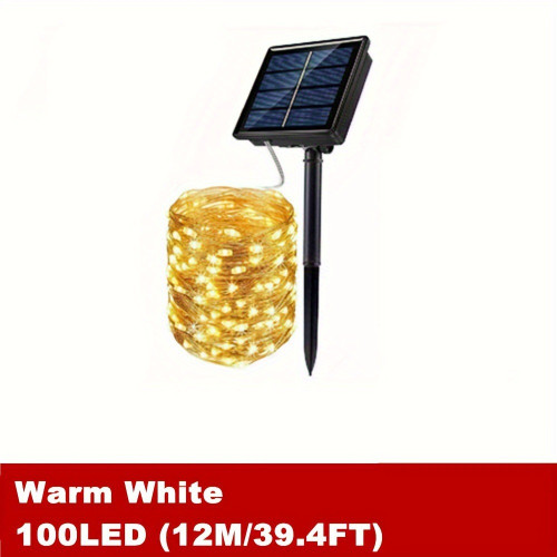 1PC 50 400 LED Solar Power String Fairy Lights Garden