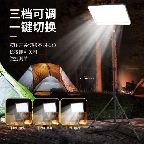 新款夜市燈擺地攤充電燈戶外理髮超長續航地攤燈伸縮支架露營燈