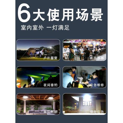 露營燈超長續航超亮野營帳篷營地停電應急天幕主燈戶外充電照明燈