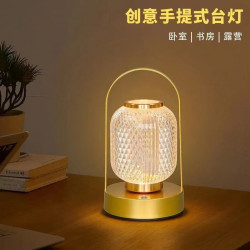 床頭台燈戶外露營燈手提燈充電式復古風桌上氛圍燈露營燈超長續航