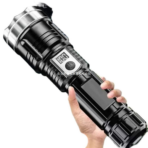 特種兵P900強光手電筒可攜式充電超亮戶外變焦霧氣燈遠射聚光led燈