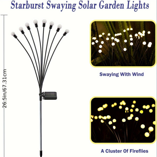 6PCS 6PCS And 4PCS 6 head Solar Garden Lights, Solar