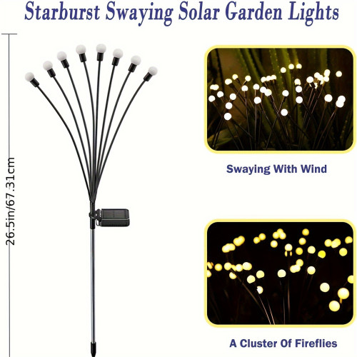 6PCS 6PCS And 4PCS 6 head Solar Garden Lights, Solar