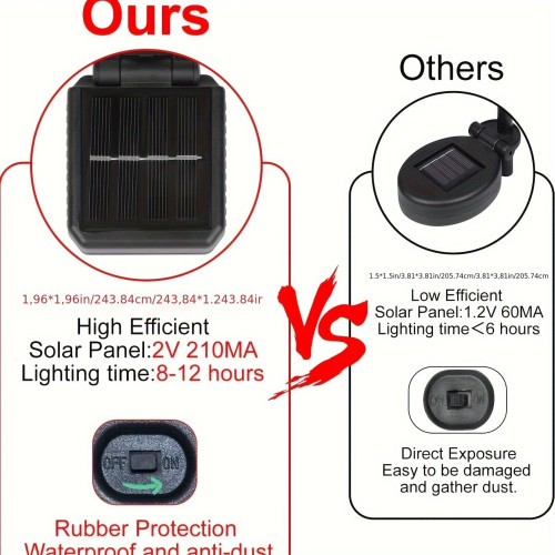 6PCS 6PCS And 4PCS 6 head Solar Garden Lights, Solar