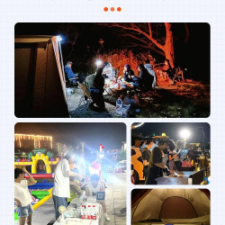 露營燈太陽能戶外燈超長續航帳篷應急燈充電掛燈野營馬燈照明氛圍