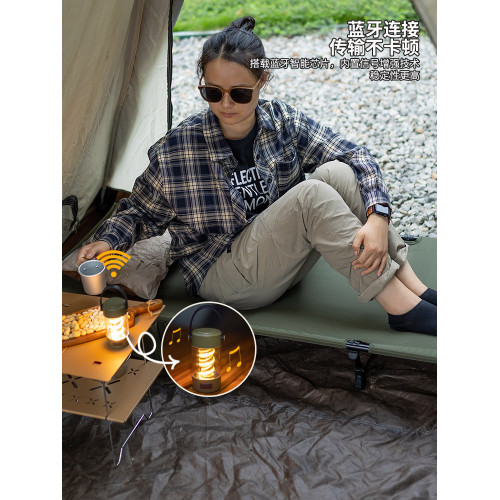 戶外藍牙音響露營燈無線氛圍燈小型可攜式手提燈帳篷超長續航LED燈
