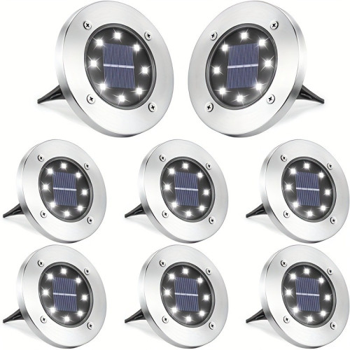 4PCS/8PCS/12PCS/24PCS Solar Underground Lights Outdoor 8