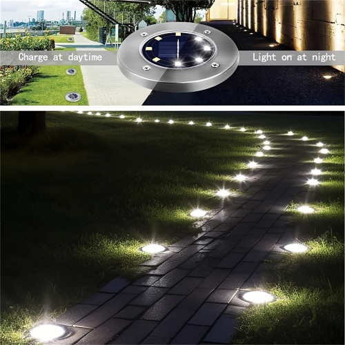 4PCS/8PCS/12PCS/24PCS Solar Underground Lights Outdoor 8