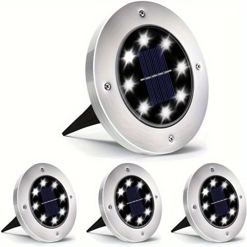 4PCS/8PCS/12PCS/24PCS Solar Underground Lights Outdoor 8