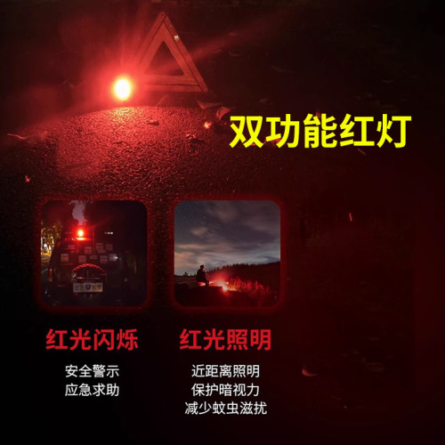 HIKER途步者新款戶外多功能露營燈 強光超續航COB維修工作燈
