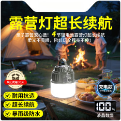露營燈超長續航太陽能充電式戶外應急照明燈氛圍燈帳篷燈營地燈掛
