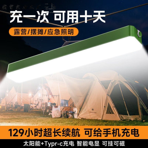 LED充電應急照明燈擺攤夜市燈露營照明燈工地施工照明燈超長續航
