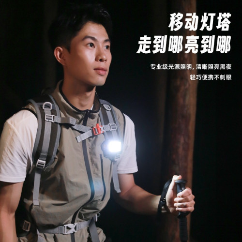 2025新款背夾頭戴手腕穿戴旅行燈戶外露營燈LED夜騎行燈防水