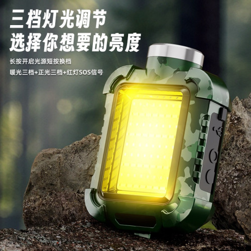 2025新款背夾頭戴手腕穿戴旅行燈戶外露營燈LED夜騎行燈防水
