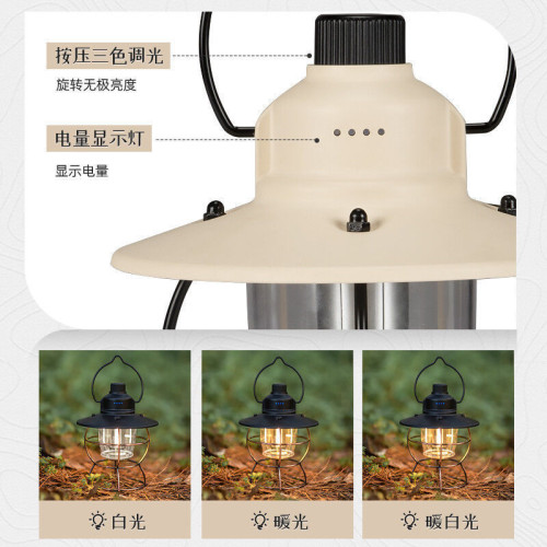 戶外露營燈帳篷燈超長續航手提野營燈LED掛式提