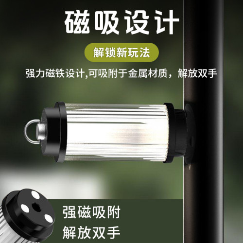 38露營燈USB充電超長續航帳篷燈戶外野營氛圍照明小巧可攜式led燈