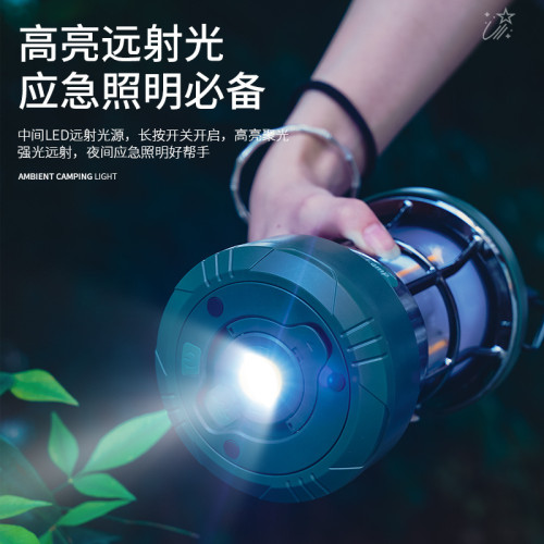 多功能復古馬燈串燈露營燈手提燈戶外照明燈無極調光充電帳篷燈