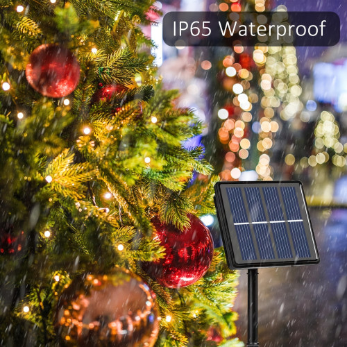 8 Pack Solar Powered Fairy Lights, 33FT 100 LED Outdoor