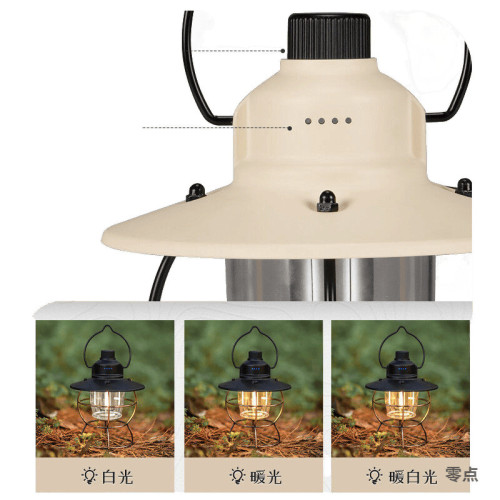 戶外露營燈氛圍燈超長續航野營地帳篷復古照明馬燈充電掛式手提燈