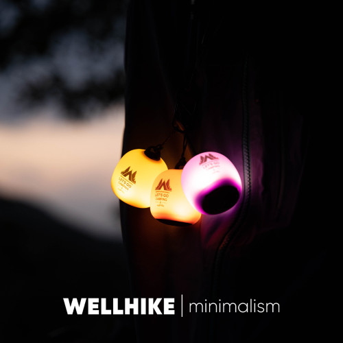 WELLHIKE戶外露營超強解壓捏捏飯團小燈帳篷天幕氛圍多色小掛燈