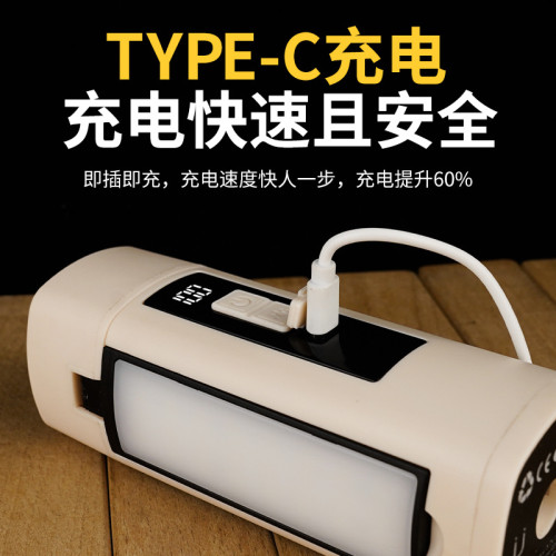 新款戶外多功能露營燈可充電伸縮折疊照明掛燈帳篷燈營地燈野營燈