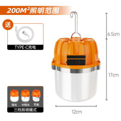 充電燈泡超亮家用應急照明燈戶外帳篷露營超長續航夜市擺攤掛燈