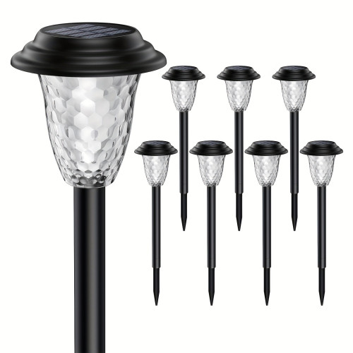 Solar Pathway Lights 8/10 Pack Outdoor Solar Yard Lights