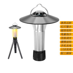 戶外燈塔露營燈野營燈LED多功能營地氛圍燈帳篷燈戶外應急手電筒