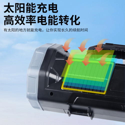 多功能工具箱防爆探照燈大功率戶外充電手提式強光手提燈手電筒