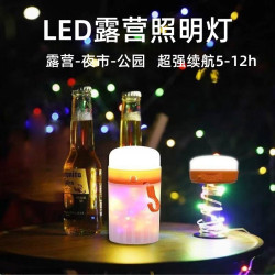 幻彩燈帶充電露營燈可攜式帳篷燈氛圍小彩燈聖誕小夜燈節日裝飾串燈