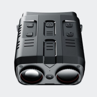 R19雙筒高清紅外線夜視儀 戶外狩獵打野全黑晝夜兩用望遠鏡