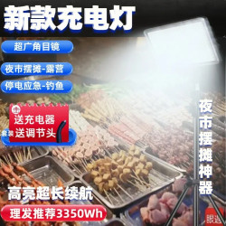 充電燈夜市燈擺地攤燈理髮持久續航應急防水燈戶外強光led露營燈