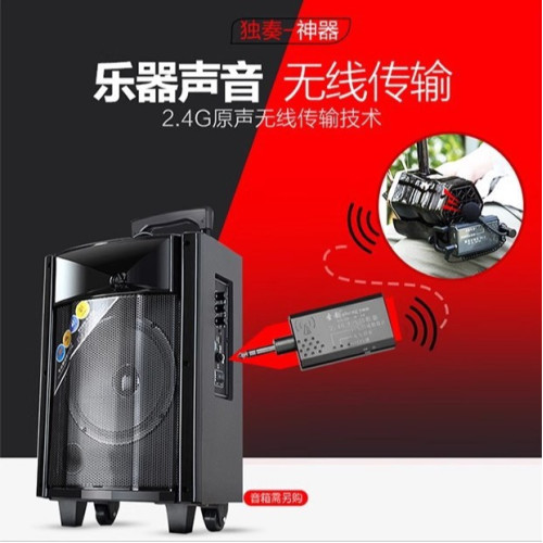 聖韻D202無線拾音器舞台演出擴音古箏古琴笛子二鬍木吉他孔小提琴