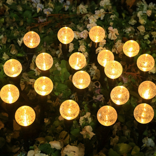 30/50 Lights Solar led Ground Plug Bubble Ball Lights