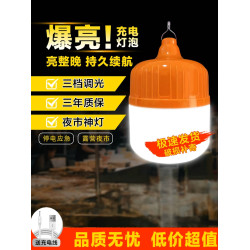 充電led照明戶外露營帳篷燈掛式超長續航家用停電應急燈擺攤燈